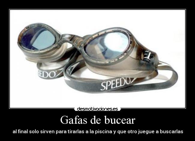 Gafas de bucear -