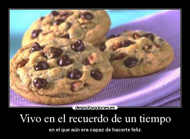 carteles galletas vivo recuerdo feliz desmotivaciones