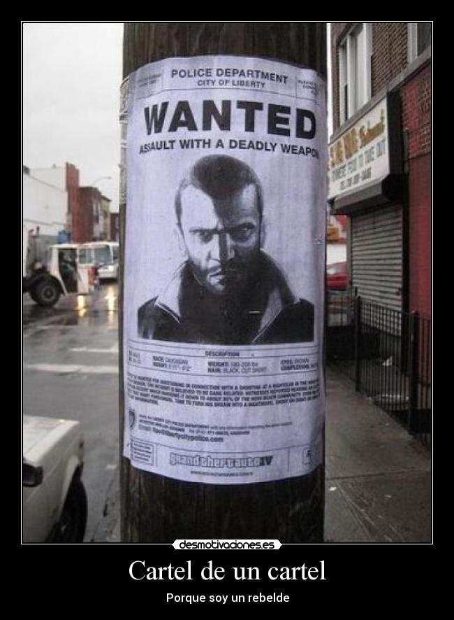 Cartel de un cartel -