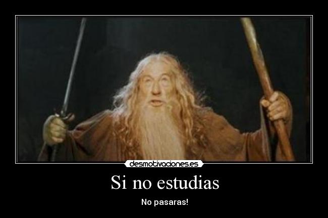 Si no estudias - 