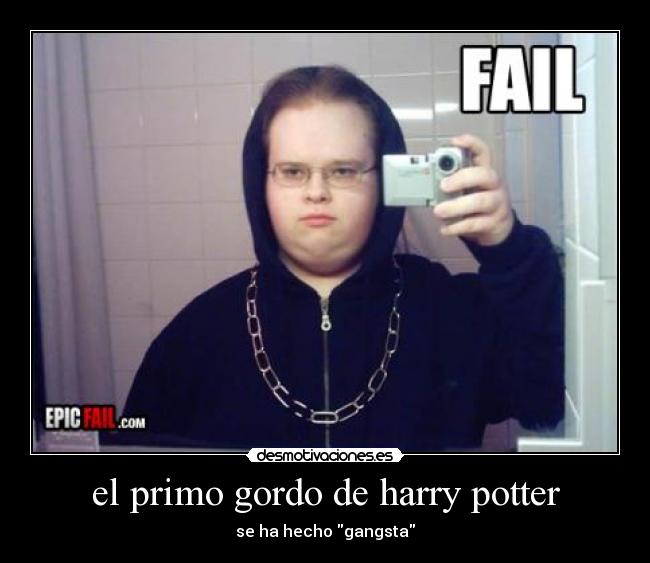 el primo gordo de harry potter -