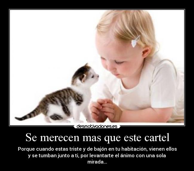 Se merecen mas que este cartel -