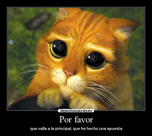 Por favor - que valla a la principal, que he hecho una apuesta