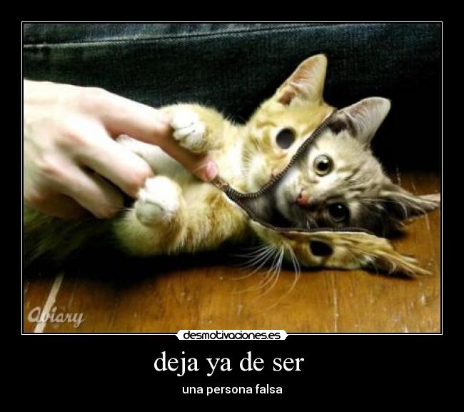deja ya de ser -
