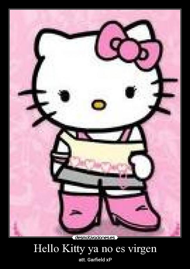 Hello Kitty ya no es virgen -