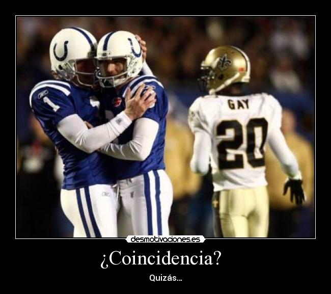 ¿Coincidencia?   - 