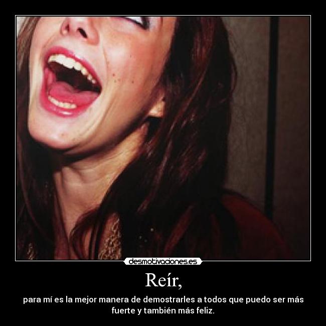 Reír, - 