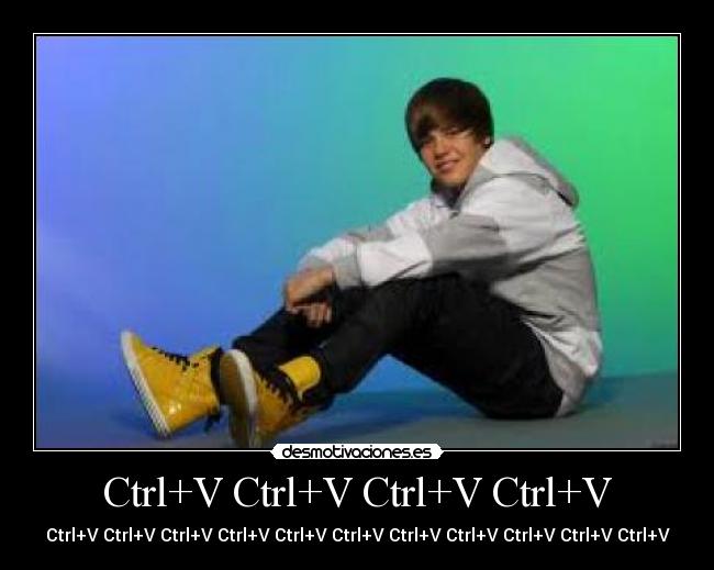 Ctrl+V Ctrl+V Ctrl+V Ctrl+V -