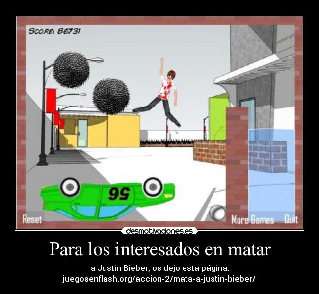 Para los interesados en matar - 