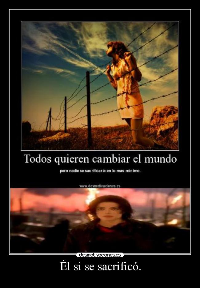 carteles michael jackson earth song desmotivaciones