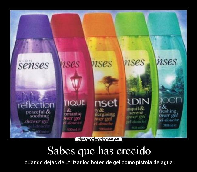 Sabes que has crecido - 