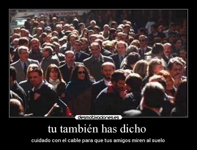 tu también has dicho -