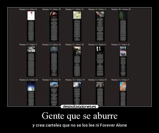 Gente que se aburre -