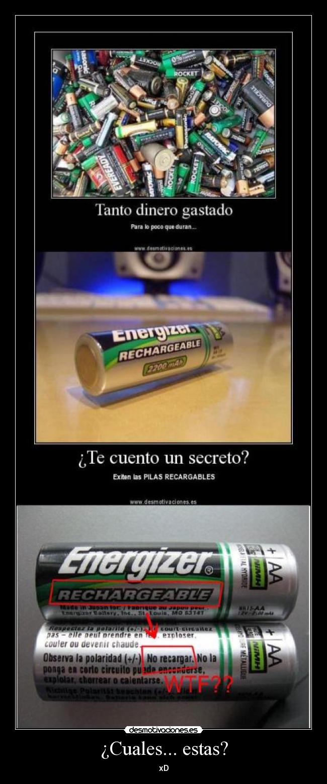 ¿Cuales... estas? -