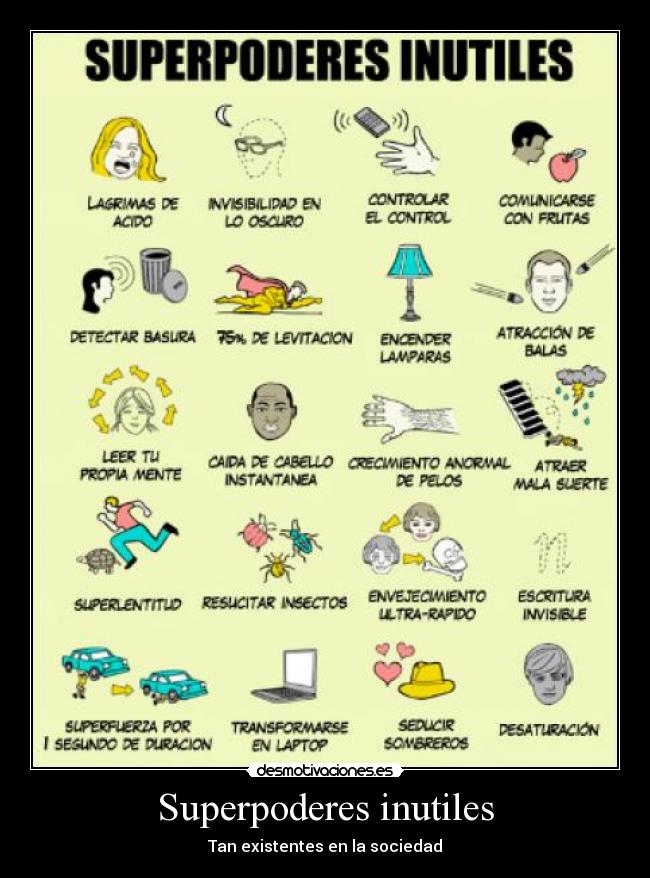 Superpoderes inutiles - 