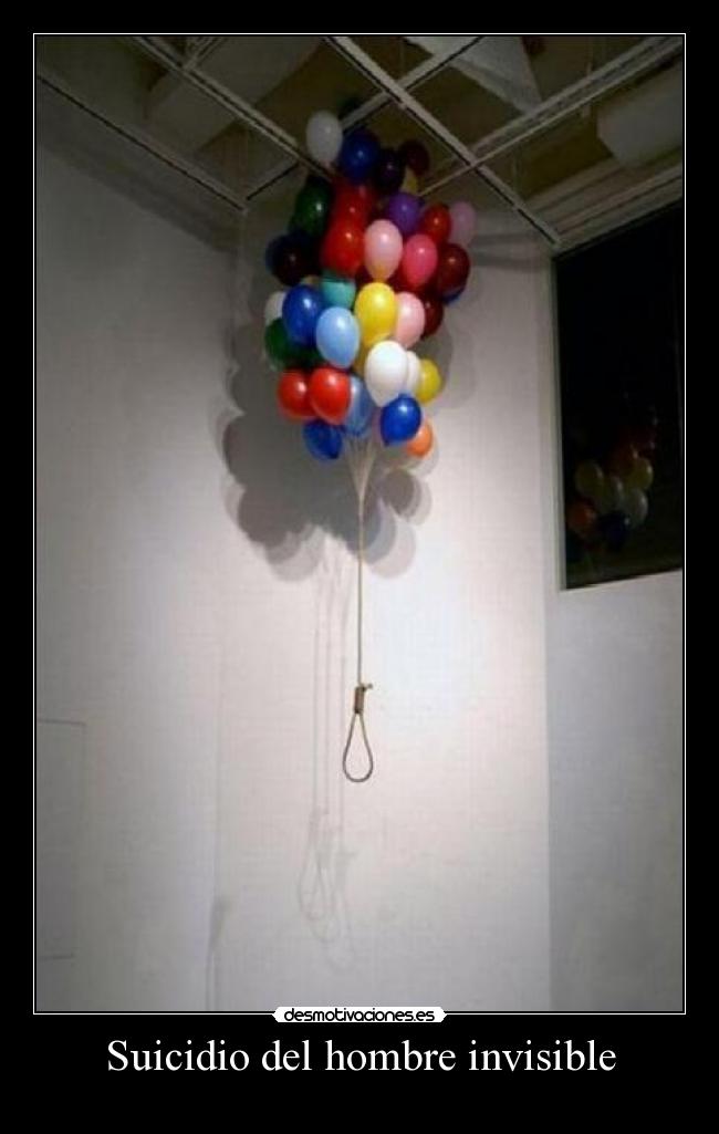 Suicidio del hombre invisible -