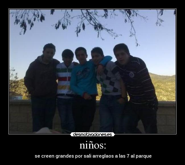 niños: - 