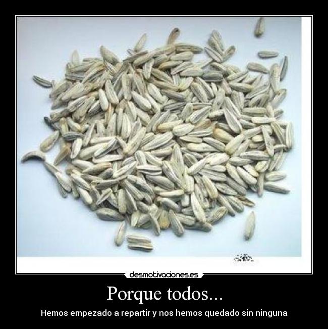 Porque todos... -