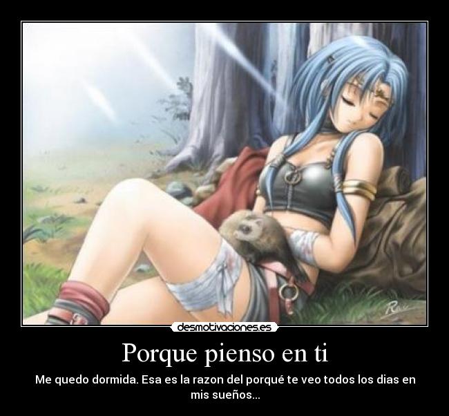 Porque pienso en ti -