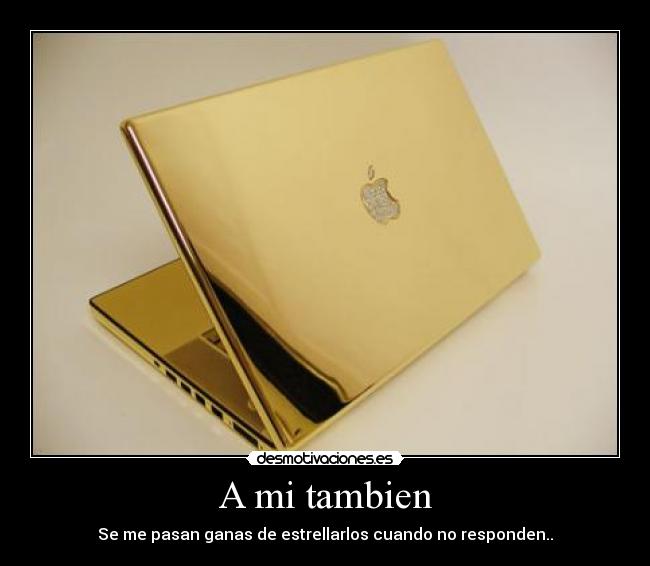 A mi tambien - Se me pasan ganas de estrellarlos cuando no responden..