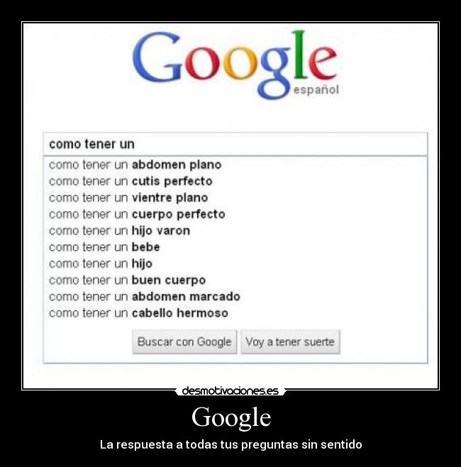 carteles google fail preguntas san sin sentido alguno idiota desmotivaciones