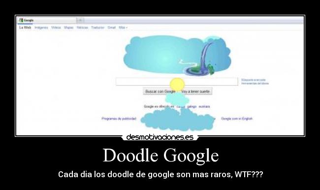 Doodle Google - Cada dia los doodle de google son mas raros, WTF???