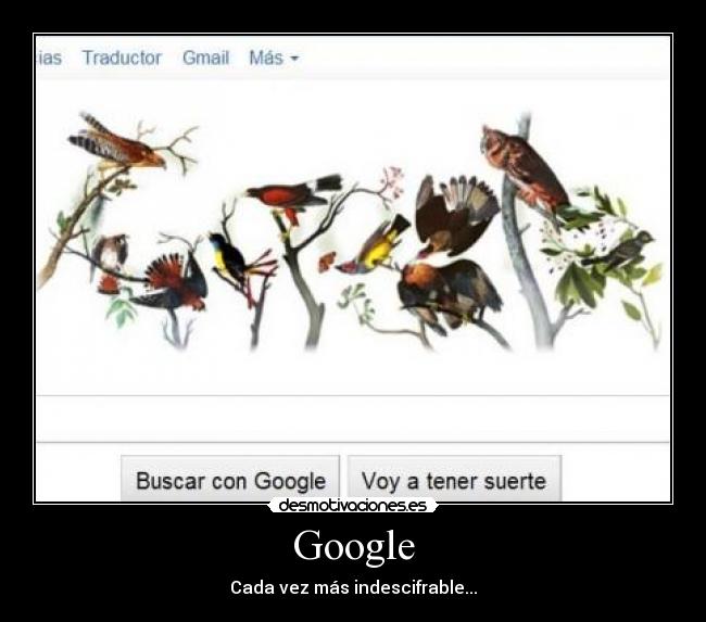 Google - Cada vez más indescifrable...