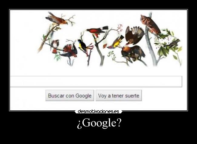 ¿Google? -