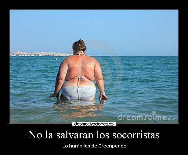 No la salvaran los socorristas -