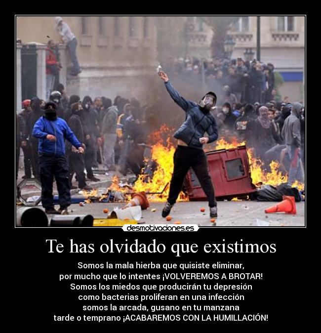 Te has olvidado que existimos - 