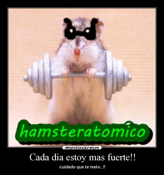 Cada dia estoy mas fuerte!! - cuidado que te meto...!!