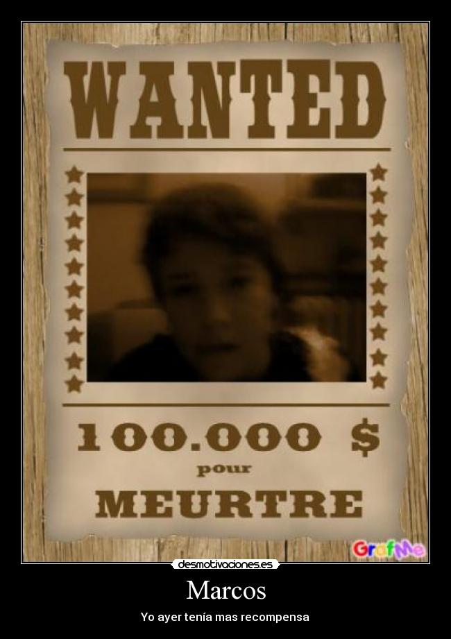 Marcos - Yo ayer tenía mas recompensa