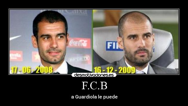F.C.B - a Guardiola le puede