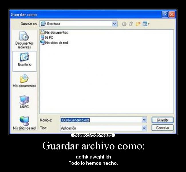 Guardar archivo como: - 