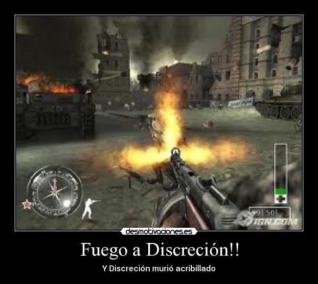 Fuego a Discreción!! -