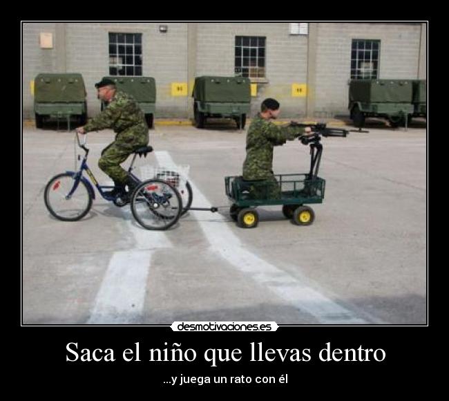 Saca el niño que llevas dentro -