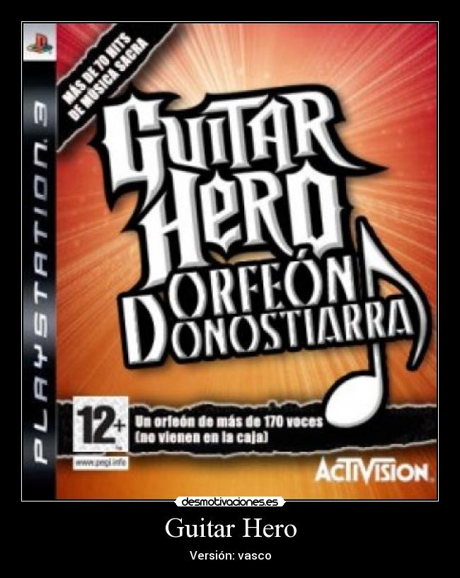 Guitar Hero - Versión: vasco