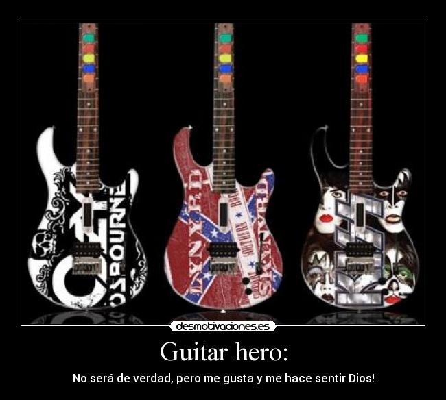 carteles guitar hero desmotivaciones