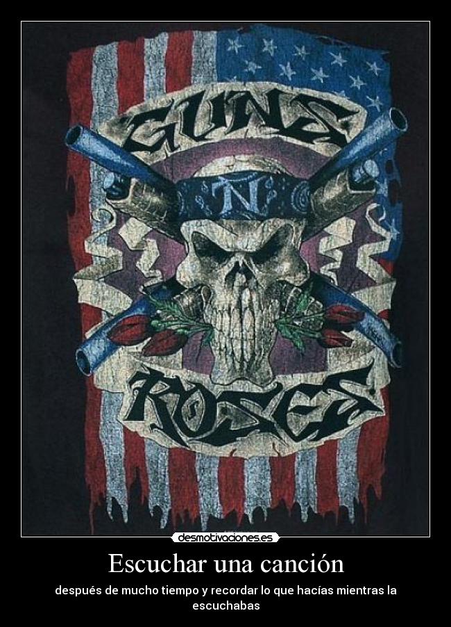 Escuchar una canción - después de mucho tiempo y recordar lo que hacías mientras la escuchabas