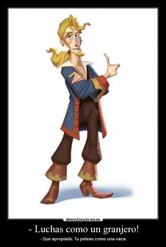 carteles guybrush threepwood monkey island desmotivaciones