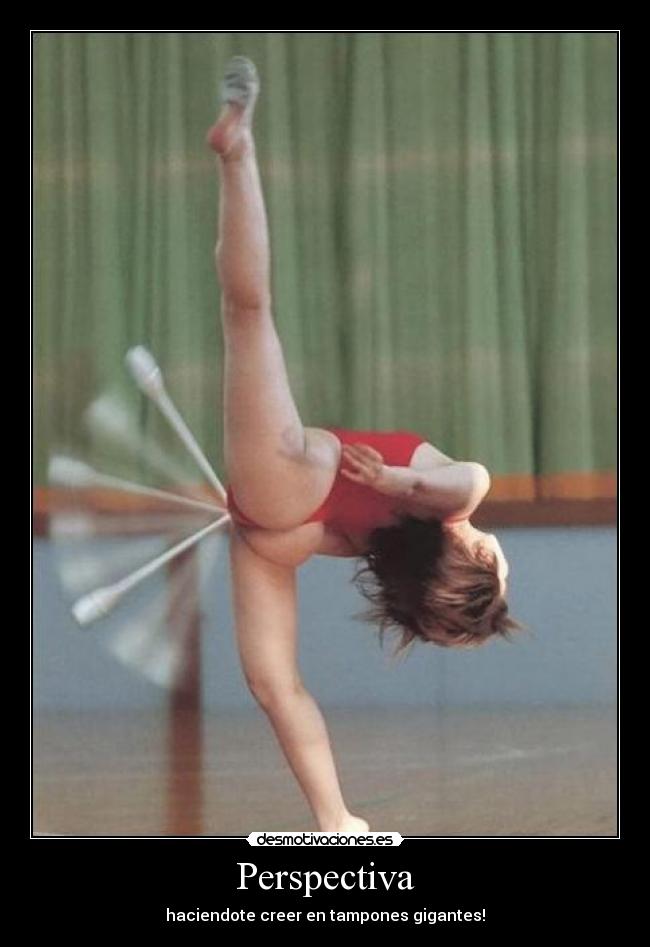 Perspectiva - haciendote creer en tampones gigantes!