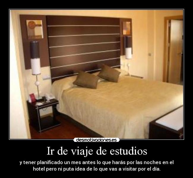 Ir de viaje de estudios -
