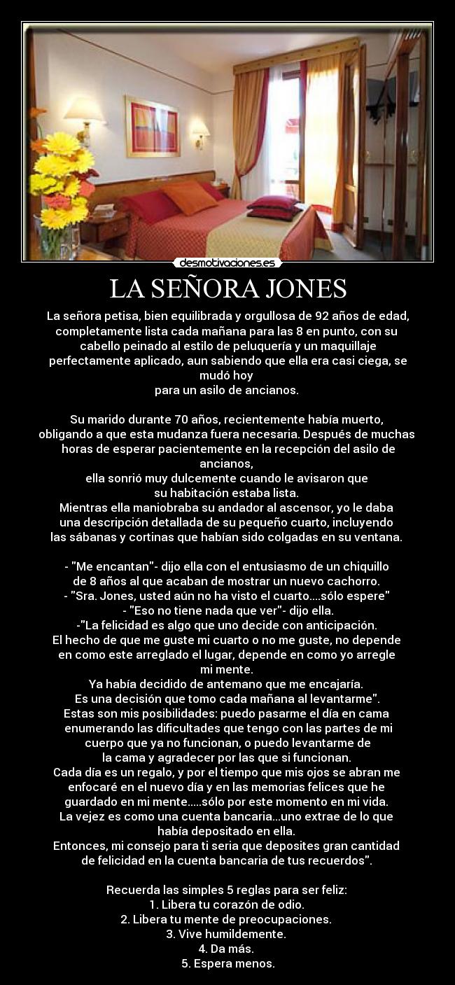 LA SEÑORA JONES -