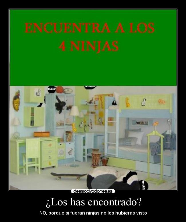 carteles ninjas desmotivaciones
