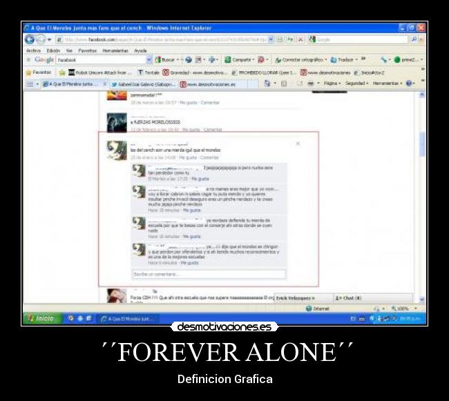 ´´FOREVER ALONE´´ - Definicion Grafica