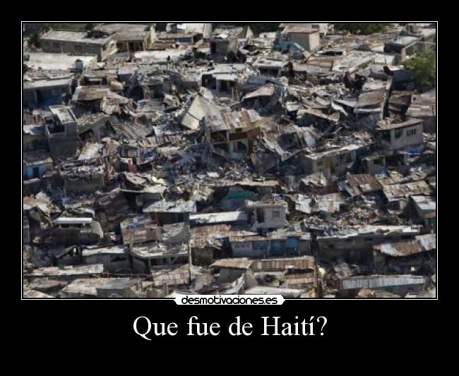 Que fue de Haití? - 