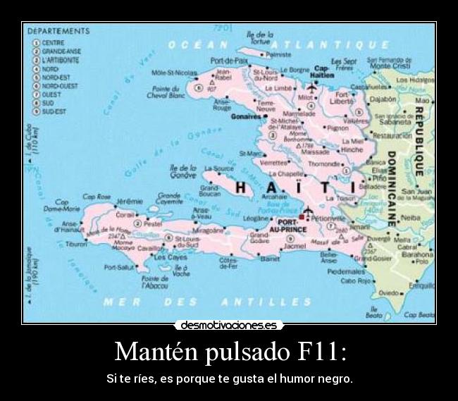 carteles terremoto haiti desmotivaciones