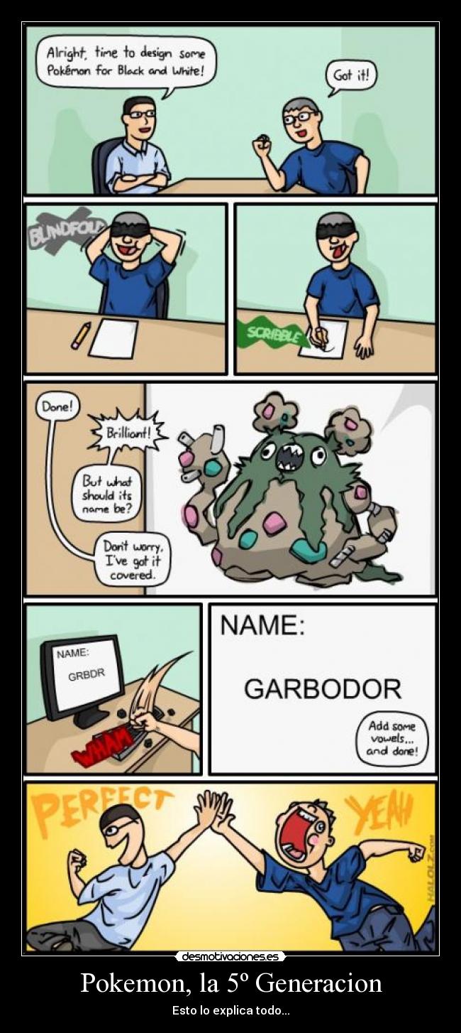 Pokemon, la 5º Generacion - Esto lo explica todo...