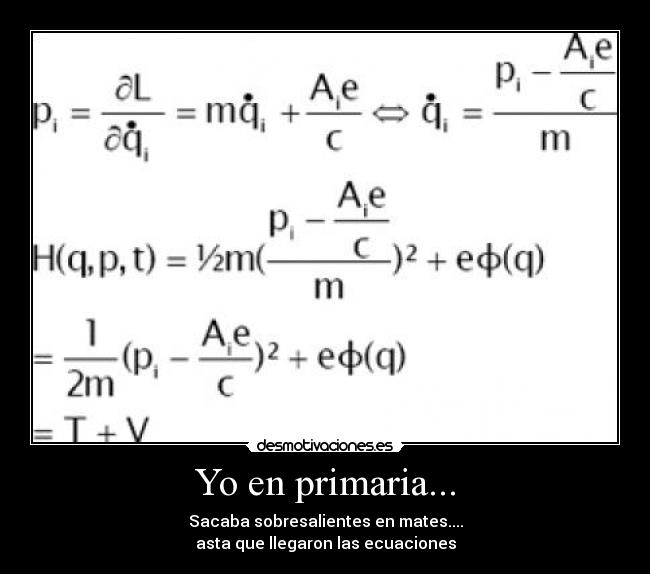Yo en primaria... - 