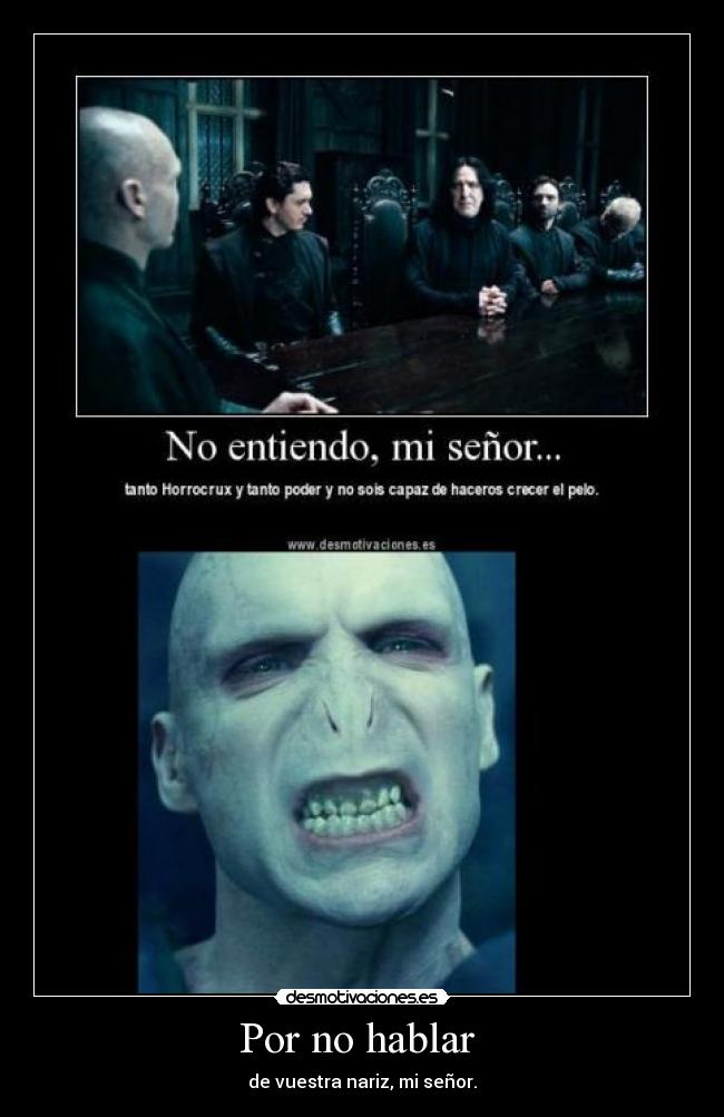 carteles voldemort snape desmotivaciones